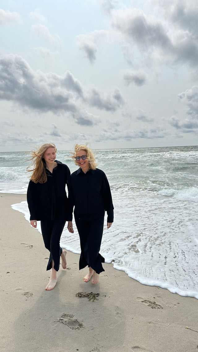 Frauke Ortner mit Tochter Nele in OFLAB auf Sylt