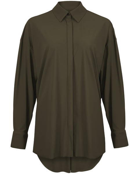 Men Shirt Khaki